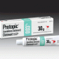 a box and tube of Protopic ointment.