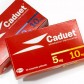 5 mg and 10 mg package of cadueet