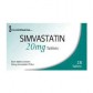 Simvastatin 20mg Pills Package