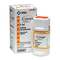 Cosopt bottle and package