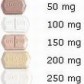 Serzone Different Dosage Pills 50mg-250mg