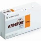 5 mg dosage package fo the drug afinitor