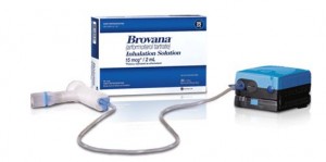 Brovana package and nebulizer