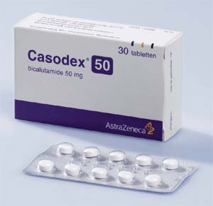 Casodex package and pills