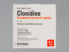 Package of Clonidine