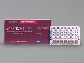 Estrostep Fe package and blister pack