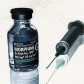 Morphine bottle for injection and syringe