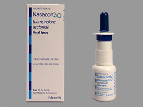 Nasacort AQ nasal spray and package