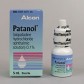 A box and dropper bottle of Patanol.