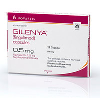 Gilenya capsule package