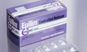Epilim tablets and package