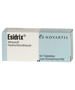 Esidrix tablets package
