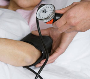 low blood pressure or hypotension