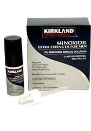 minoxidil solution and box