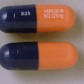 the 125 mg capsule of the drug vancocin