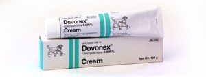 dovonex package and ointment bottle