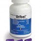 A bottle of Uribel containing purple capsules