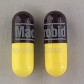 Two 100 mg capsules of Macrobid