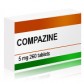 Compazine 5mg tablets package