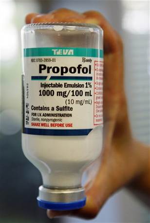 propofol bottle