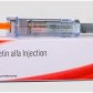 Darbepoetin Alpha package and injectable needle and syringe